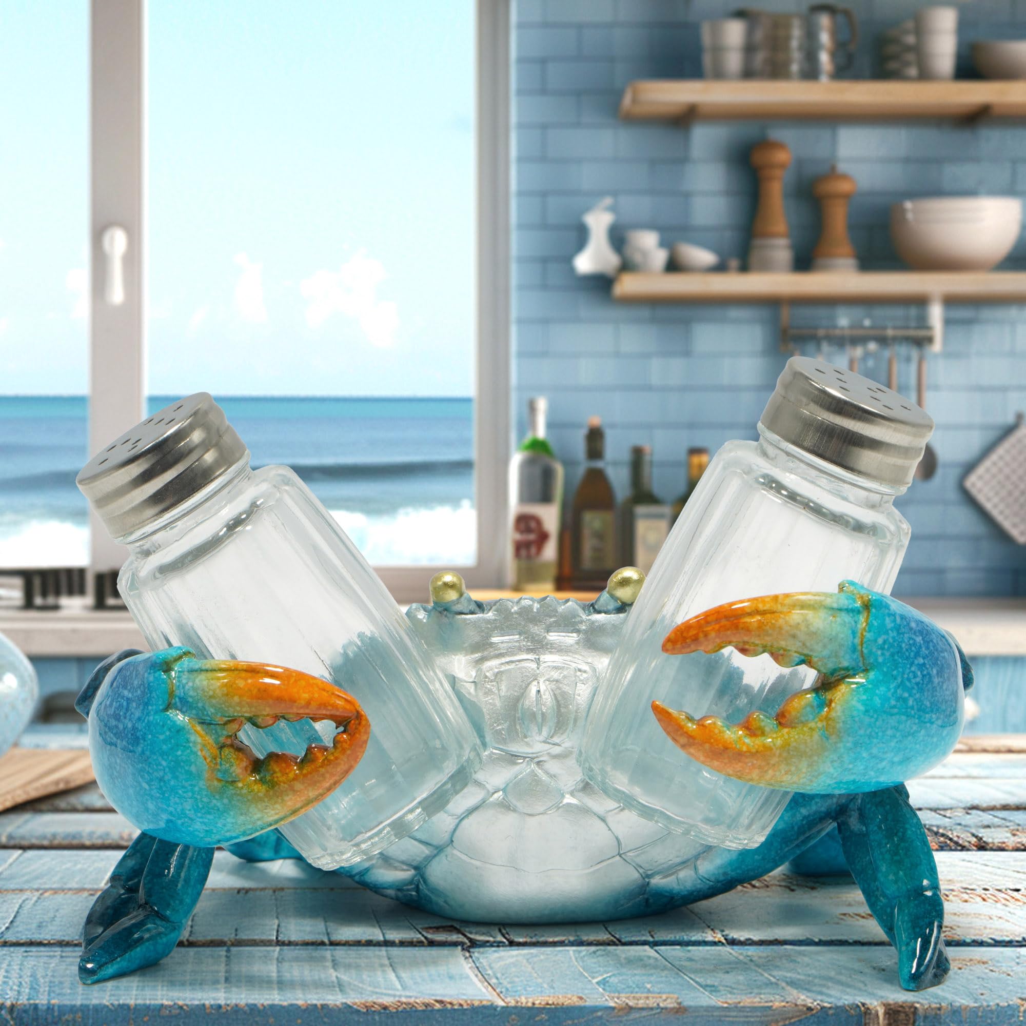 80's サーフィンフィギュア キュール　オコレハオ　陶器 デキャンタボトル Amazon.com: Hodao Sea Crab With Salt and Pepper Shaker Figurines
